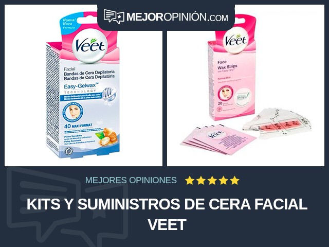 Kits y suministros de cera Facial Veet