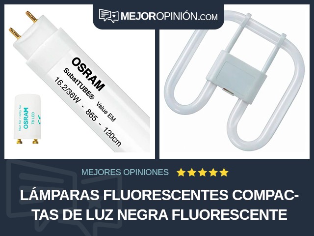 Lámparas fluorescentes compactas De luz negra Fluorescente