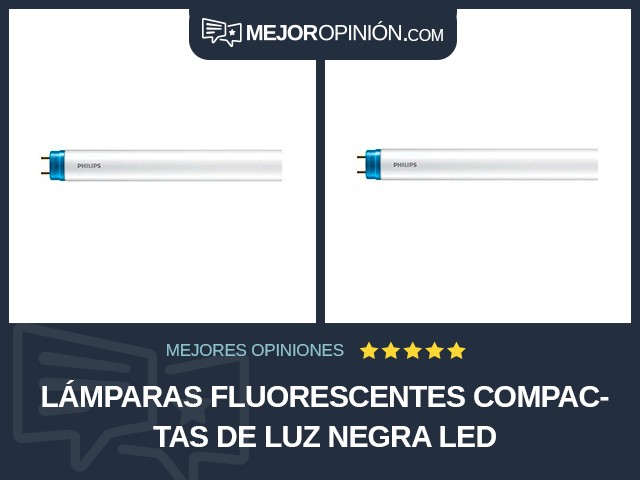 Lámparas fluorescentes compactas De luz negra LED