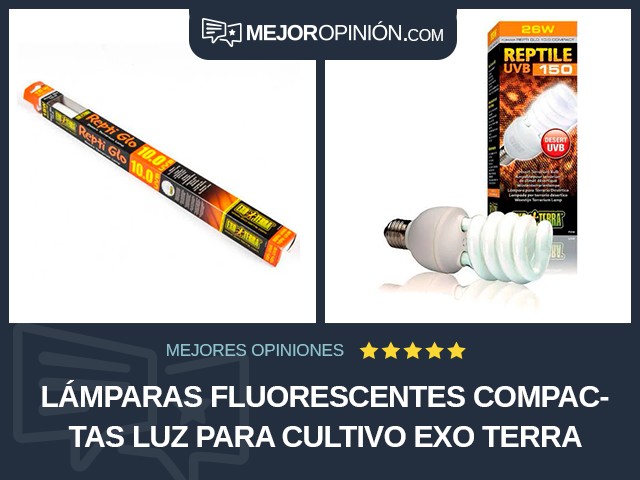 Lámparas fluorescentes compactas Luz para cultivo Exo Terra