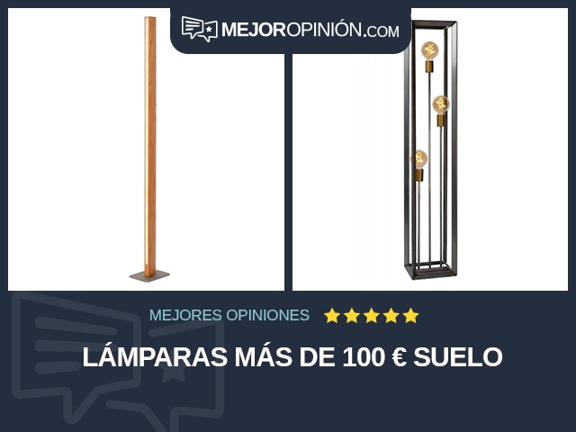 Lámparas Más de 100 € Suelo