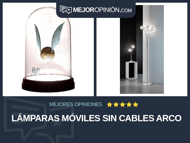 Lámparas móviles Sin cables Arco