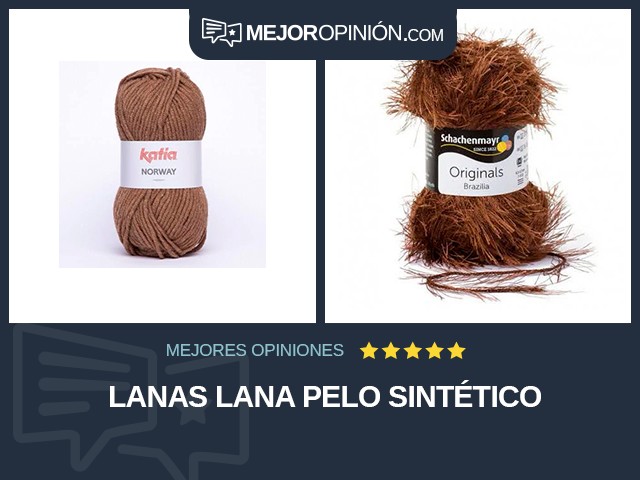 Lanas Lana Pelo sintético