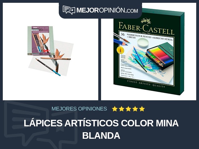 Lápices artísticos Color Mina blanda