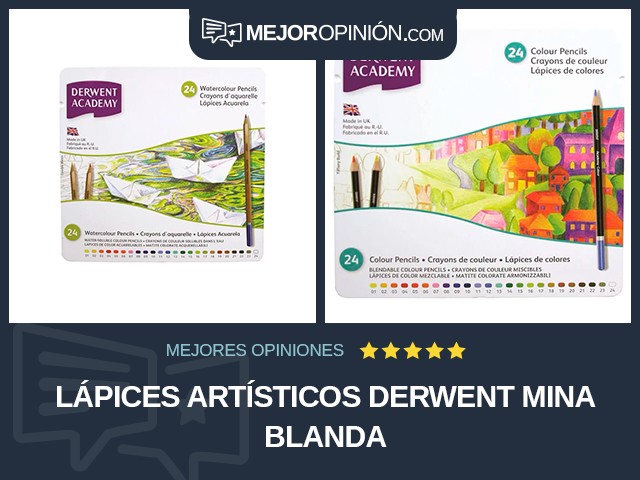 Lápices artísticos Derwent Mina blanda