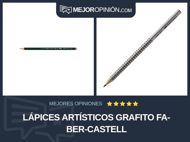 Lápices artísticos Grafito Faber-Castell