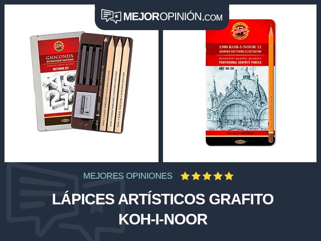 Lápices artísticos Grafito Koh-i-noor