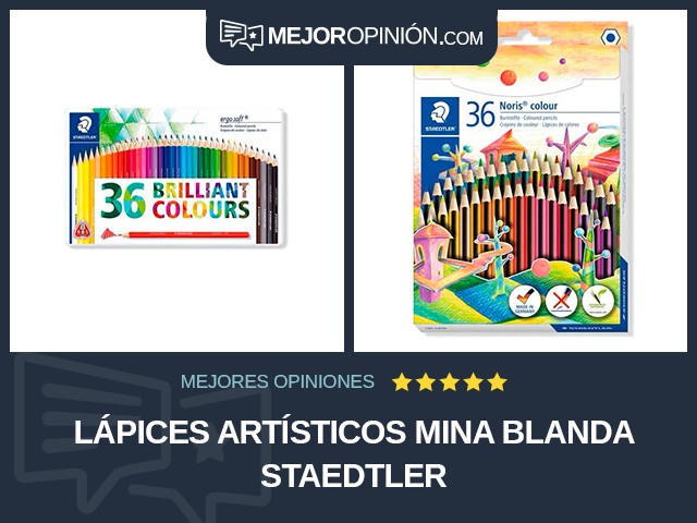 Lápices artísticos Mina blanda STAEDTLER