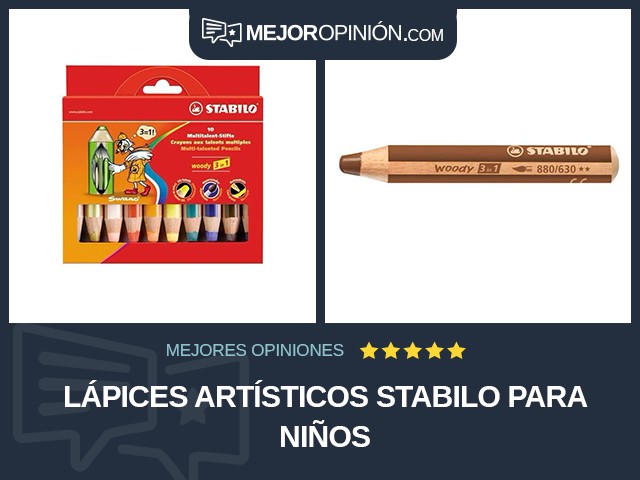 Lápices artísticos STABILO Para niños