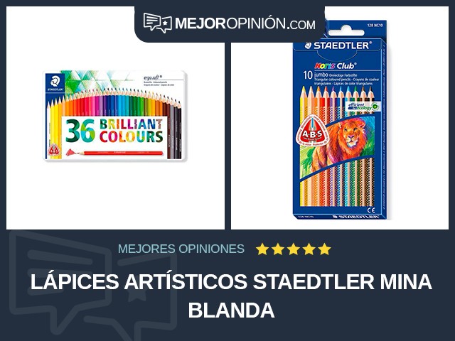 Lápices artísticos STAEDTLER Mina blanda