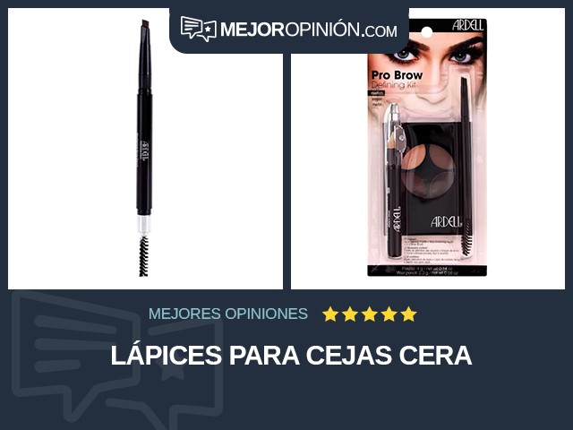 Lápices para cejas Cera