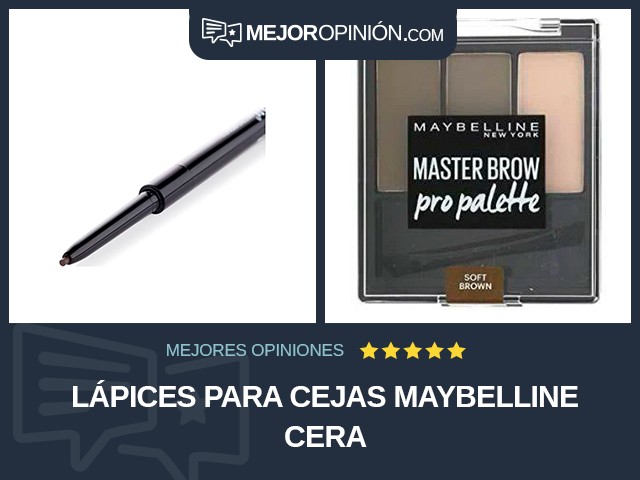 Lápices para cejas Maybelline Cera