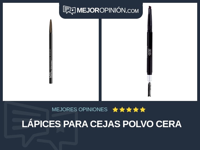 Lápices para cejas Polvo Cera