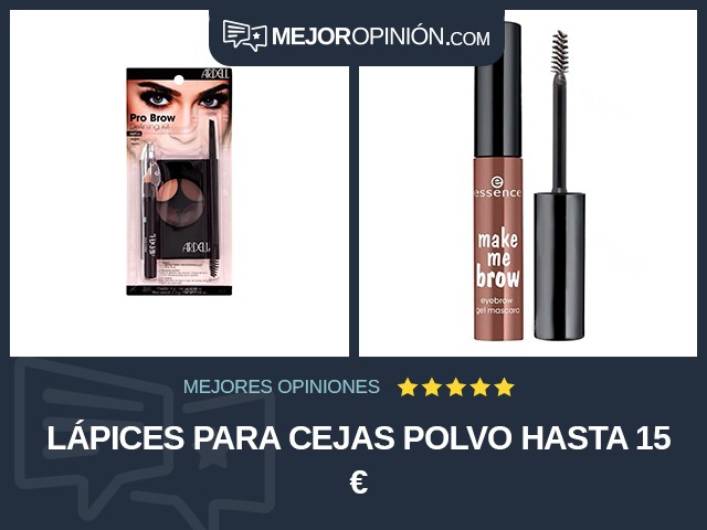 Lápices para cejas Polvo Hasta 15 €