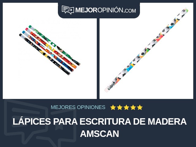 Lápices para escritura De madera Amscan