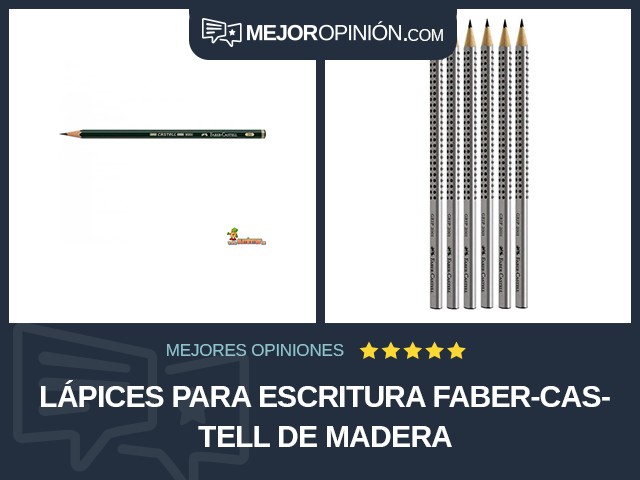 Lápices para escritura Faber-Castell De madera