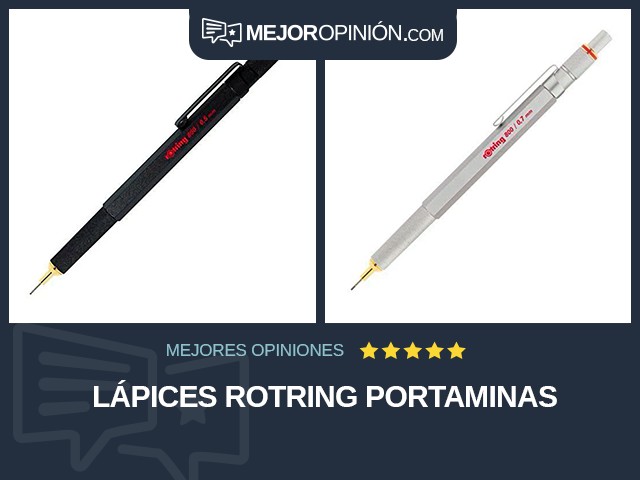 Lápices rOtring Portaminas