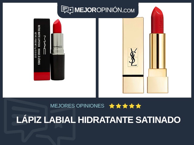 Lápiz labial Hidratante Satinado