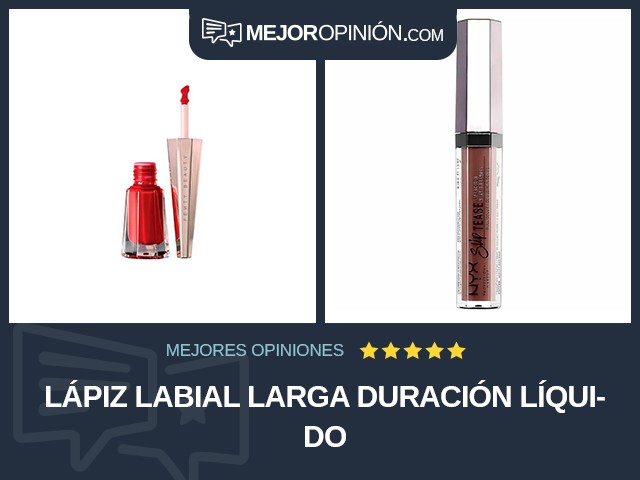 Lápiz labial Larga duración Líquido