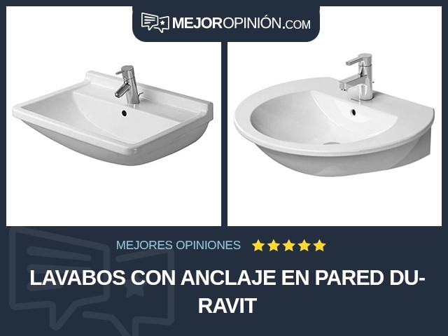 Lavabos Con anclaje en pared Duravit