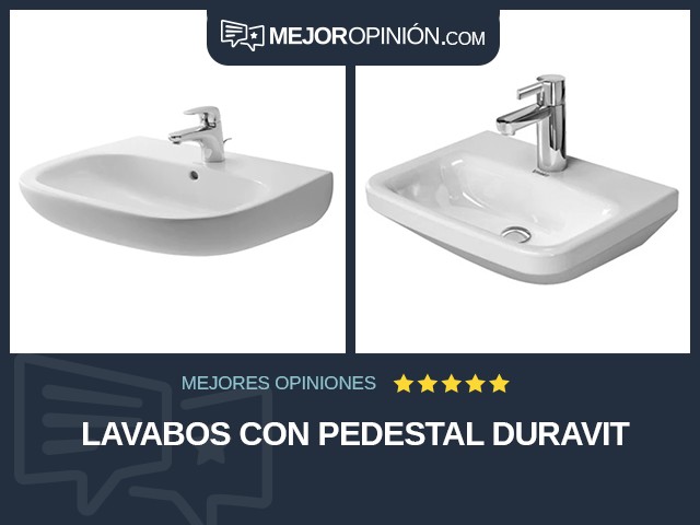 Lavabos Con pedestal Duravit