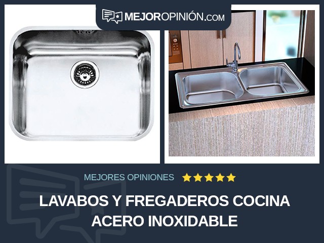 Lavabos y fregaderos Cocina Acero inoxidable