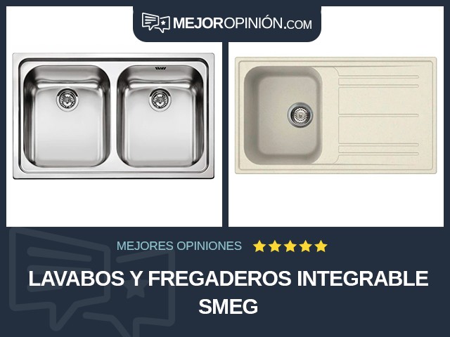 Lavabos y fregaderos Integrable Smeg