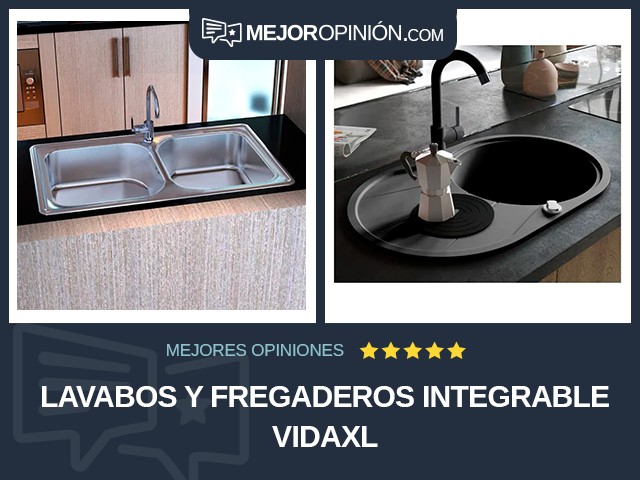 Lavabos y fregaderos Integrable vidaXL