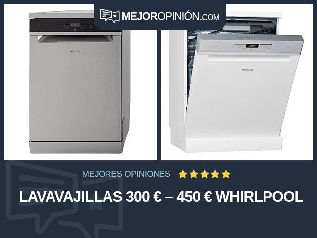 Lavavajillas 300 € – 450 € Whirlpool