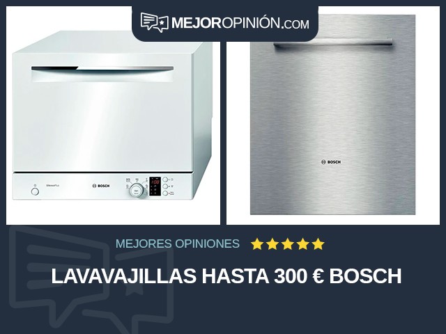 Lavavajillas Hasta 300 € Bosch