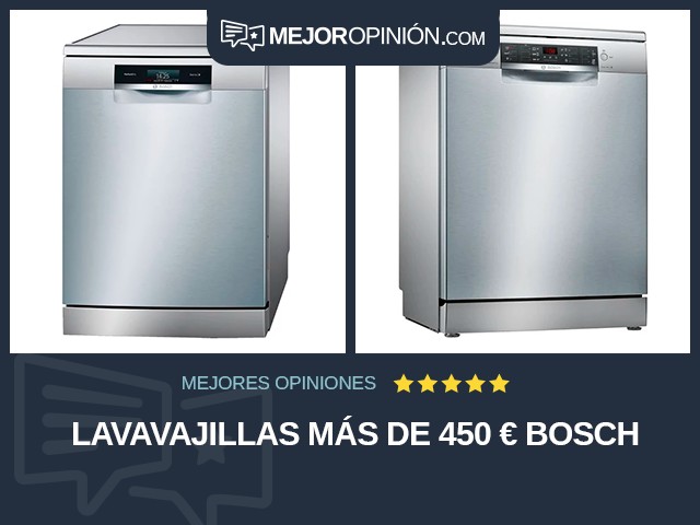 Lavavajillas Más de 450 € Bosch