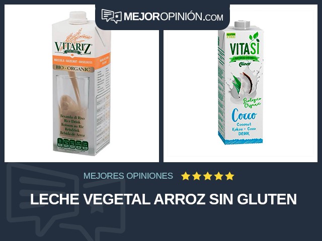 Leche vegetal Arroz Sin gluten