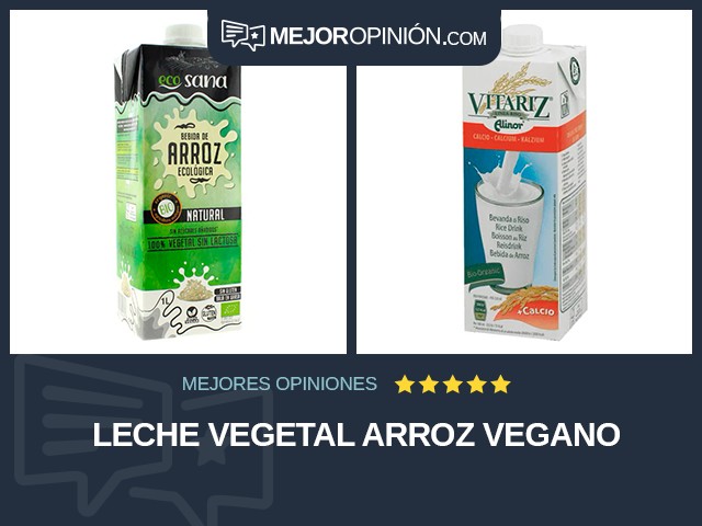 Leche vegetal Arroz Vegano