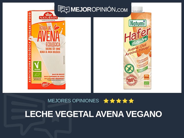 Leche vegetal Avena Vegano