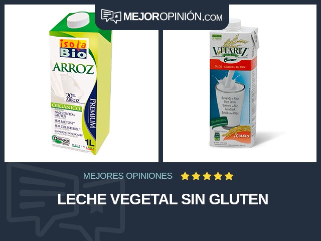 Leche vegetal Sin gluten