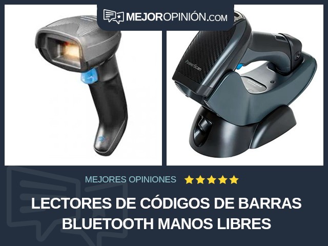 Lectores de códigos de barras Bluetooth Manos libres