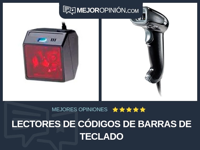 Lectores de códigos de barras De teclado