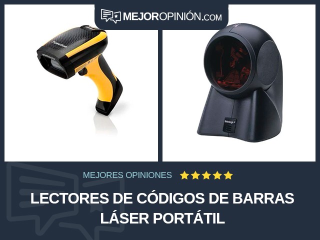 Lectores de códigos de barras Láser Portátil