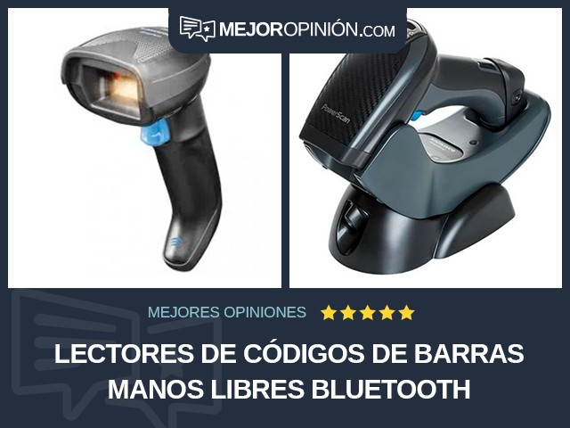 Lectores de códigos de barras Manos libres Bluetooth