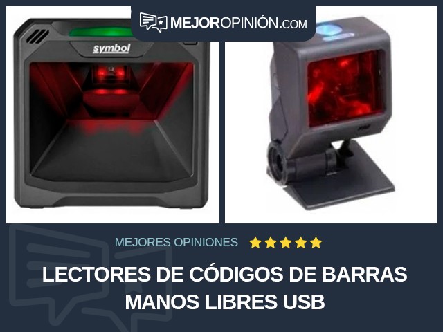 Lectores de códigos de barras Manos libres USB