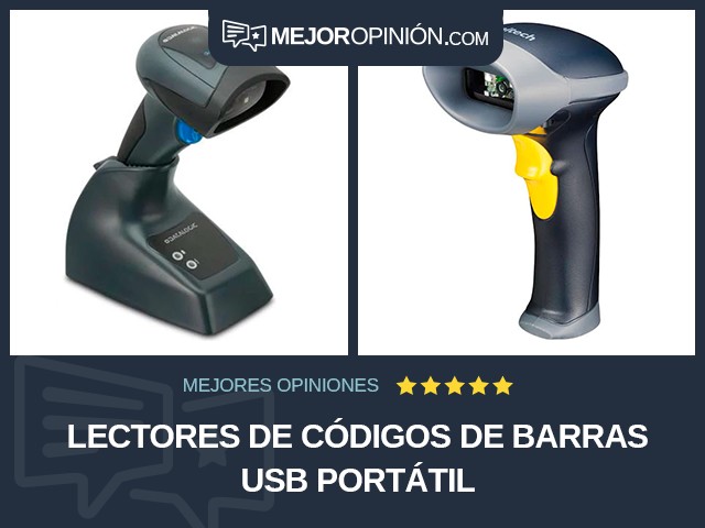 Lectores de códigos de barras USB Portátil