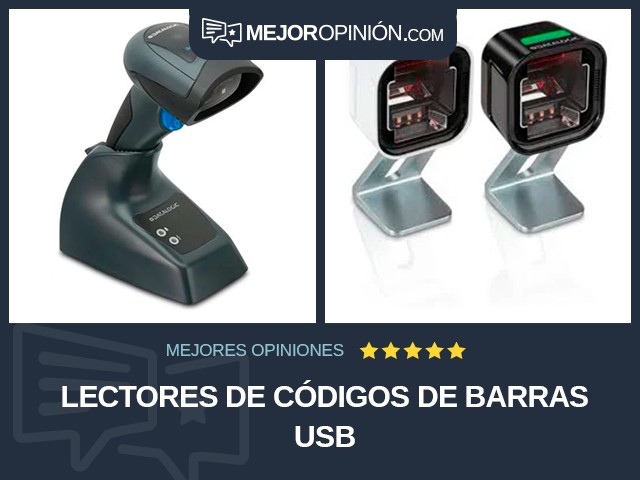 Lectores de códigos de barras USB