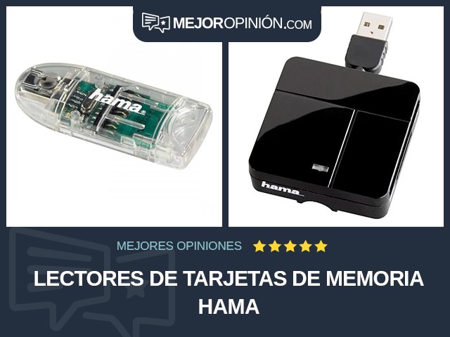 Lectores de tarjetas de memoria Hama