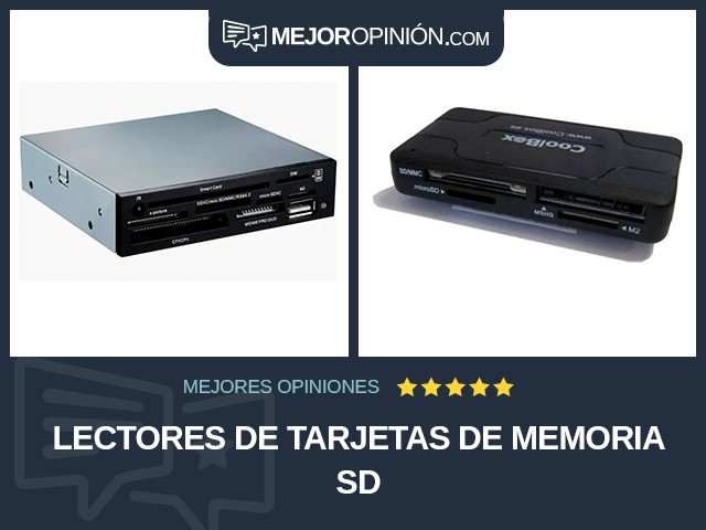 Lectores de tarjetas de memoria SD