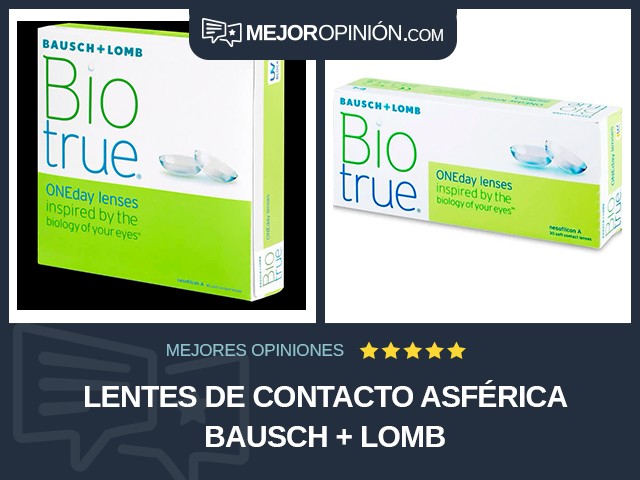 Lentes de contacto Asférica Bausch + Lomb