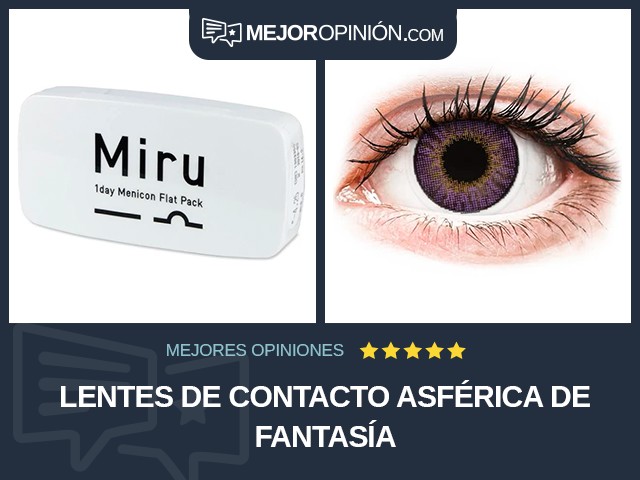 Lentes de contacto Asférica De fantasía