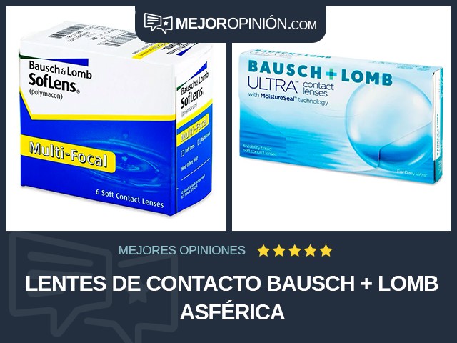 Lentes de contacto Bausch + Lomb Asférica