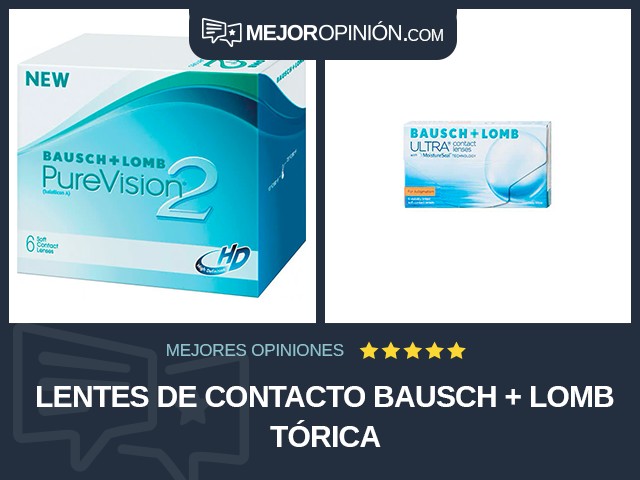 Lentes de contacto Bausch + Lomb Tórica