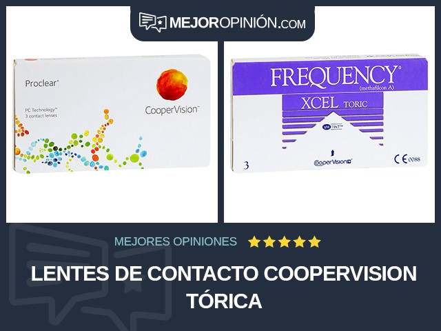 Lentes de contacto CooperVision Tórica