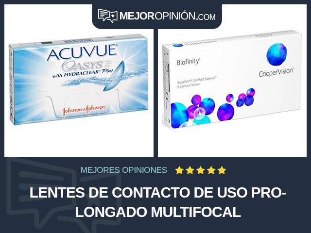 Lentes de contacto De uso prolongado Multifocal